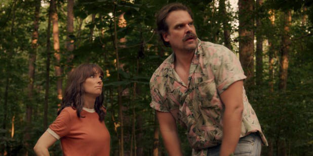 Picture of David Harbour with text saying, "See spec"